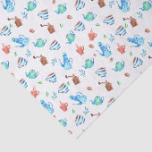 かわいいコーヒー ファンシーなパターン 薄葉紙 (詳細)