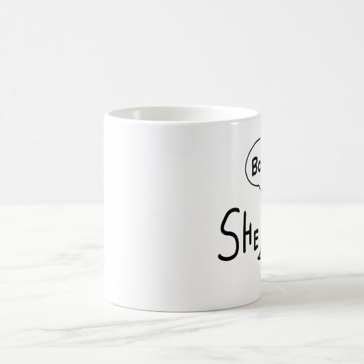 かわいいコーヒー・マグ- Shibuya (彼女ブーイングYa) コーヒーマグカップ (中央)