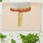 かわいいコーラのアイブロック夏期 キッチンタオル (折り畳み)