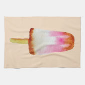 かわいいコーラのアイブロック夏期 キッチンタオル (横)