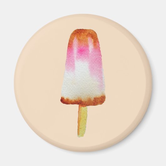 かわいいコーラアイスブロックアートポップ・アートのポップシクル マグネット (正面)