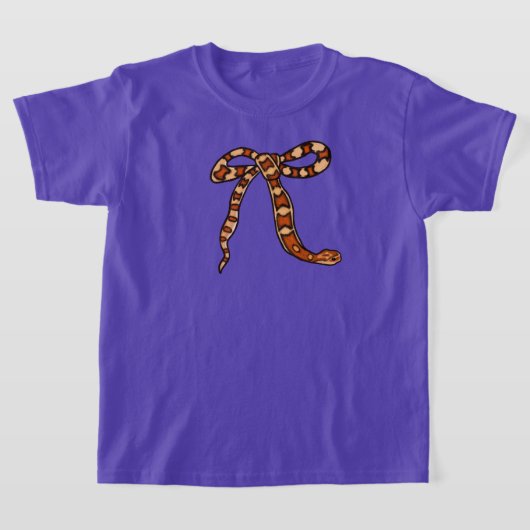 かわいいコーンスネーク Tシャツ (レイダウン)