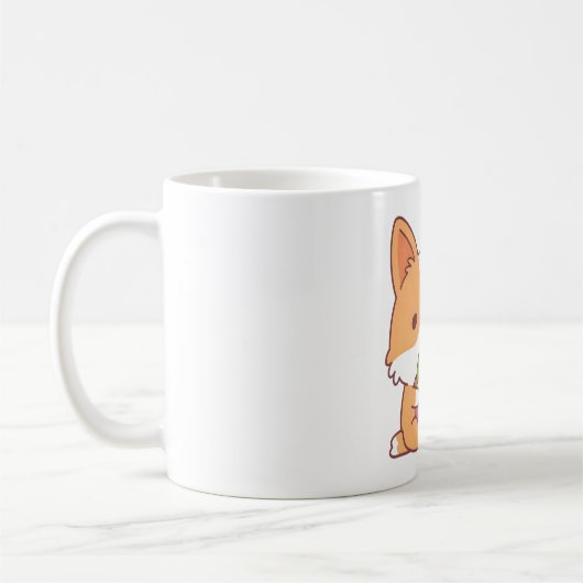 かわいいコ食べルギ犬ラーメン コーヒーマグカップ (左)