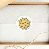 かわいいコookie 　愛を込めて手作りの夢のようなお菓子 ラウンドシール