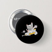 かわいいゴアリー猫遊ホッケー 缶バッジ (正面&裏面)