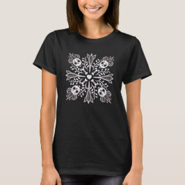 かわいいゴシックかわいいおもしろいスカル Tシャツ