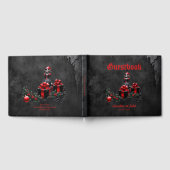 かわいいゴシックのクリスマス小妖精や小人。 ゲストブック (全面)