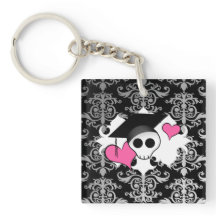 かわいいゴシックのロマンチックな卒業スカルダマスク