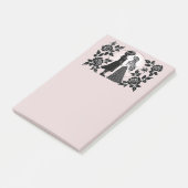 かわいいゴシックエモキッズがバレンタインデーにキス, ゴシックエモかわいい子供たちダークバレンタイン ポストイット (アングル)