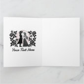 かわいいゴシックエモキッズがバレンタインデーにキス, ゴシックエモのかわいい子供たち ダークバレンタ カード (内部)