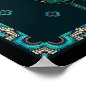 かわいいゴシックガールエメラルドロリータピンキープ ポスター (角)