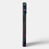 かわいいゴシックガールパープルブラックファンタジーアート Case-Mate iPhoneケース (裏面 / 右)