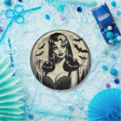 かわいいゴシックガール ペーパープレート (パーティー)