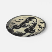 かわいいゴシックガール ペーパープレート (アングル)