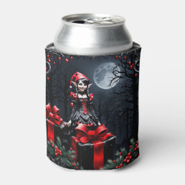 かわいいゴシッククリスマスエルフ 缶クーラー