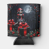 かわいいゴシッククリスマスエルフ 缶クーラー (正面)