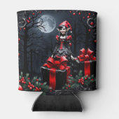 かわいいゴシッククリスマスエルフ 缶クーラー (裏面)