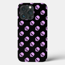 かわいいゴシックピンクスカル iPhone 13 PROケース