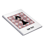 かわいいゴシックロリータアートデコ女子 ノートブック (右側)