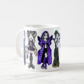 かわいいゴシック様式妖精の芸術のマグ コーヒーマグカップ (正面左)