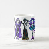 かわいいゴシック様式妖精の芸術のマグ コーヒーマグカップ (中央)