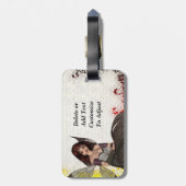 かわいいゴシック様式妖精 ラゲッジタグ (裏面縦)