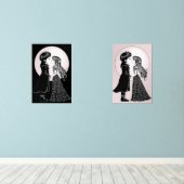 かわいいゴシックEmoキッズキスバレンタインデー (ウッドフロア)