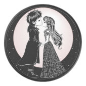 かわいいゴシックEmoキッズキスバレンタインデー アイスホッケーパック (正面)