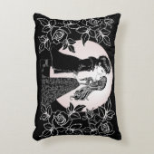 かわいいゴシックEmoキッズキスバレンタインデー アクセントクッション (正面(垂直))