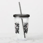 かわいいゴシックEmoキッズキスバレンタインデー アクリルタンブラー (左)