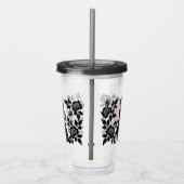 かわいいゴシックEmoキッズキスバレンタインデー アクリルタンブラー (右)