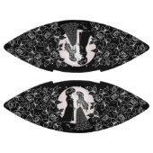 かわいいゴシックEmoキッズキスバレンタインデー アメリカンフットボール (パネル)