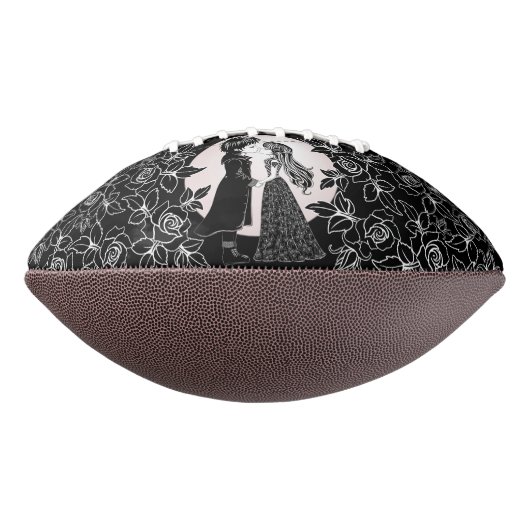 かわいいゴシックEmoキッズキスバレンタインデー アメリカンフットボール (回転90)