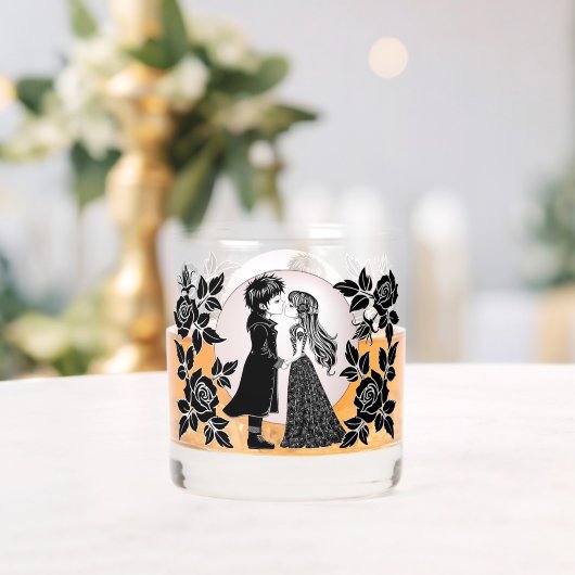 かわいいゴシックEmoキッズキスバレンタインデー ウイスキーグラス (インサイチュ (ウェディング))