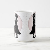 かわいいゴシックEmoキッズキスバレンタインデー コーヒーマグカップ (中央)