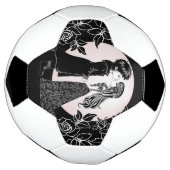 かわいいゴシックEmoキッズキスバレンタインデー サッカーボール (回転)