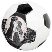 かわいいゴシックEmoキッズキスバレンタインデー サッカーボール (3/4)