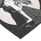 かわいいゴシックEmoキッズキスバレンタインデー ショートテーブルランナー (コーナー)