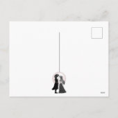 かわいいゴシックEmoキッズキスバレンタインデー シーズンポストカード (裏面)