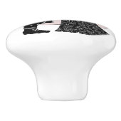 かわいいゴシックEmoキッズキスバレンタインデー セラミックノブ (側面)