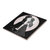 かわいいゴシックEmoキッズキスバレンタインデー タイル (側面)