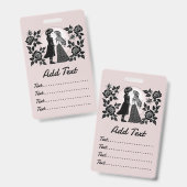 かわいいゴシックEmoキッズキスバレンタインデー バッジ (正面&裏面)