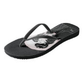 かわいいゴシックEmoキッズキスバレンタインデー ビーチサンダル (アングル)