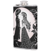 かわいいゴシックEmoキッズキスバレンタインデー フラスク (左)