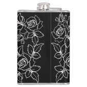 かわいいゴシックEmoキッズキスバレンタインデー フラスク (裏面)