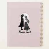 かわいいゴシックEmoキッズキスバレンタインデー プランナー手帳 (裏面)