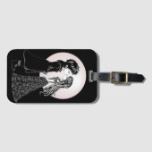 かわいいゴシックEmoキッズキスバレンタインデー ラゲッジタグ (正面横)