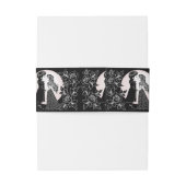 かわいいゴシックEmoキッズキスバレンタインデー 招待状ベリーバンド (裏面例)