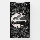 かわいいゴシックEmoキッズキスバレンタインデー 横断幕 (縦)