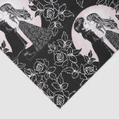 かわいいゴシックEmoキッズキスバレンタインデー 薄葉紙 (詳細)